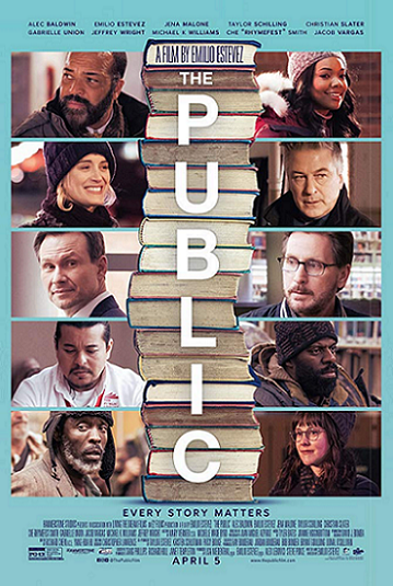 Movie poster for the film The Public